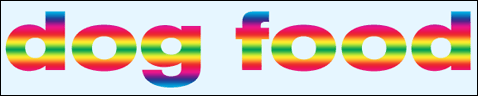 figure 41: GIF with horizontal bands of color. Number of colors=256 Size=7 138 bytes