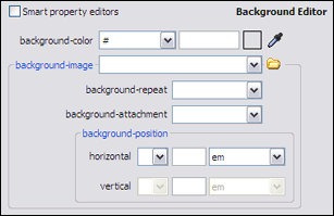The Background Editor